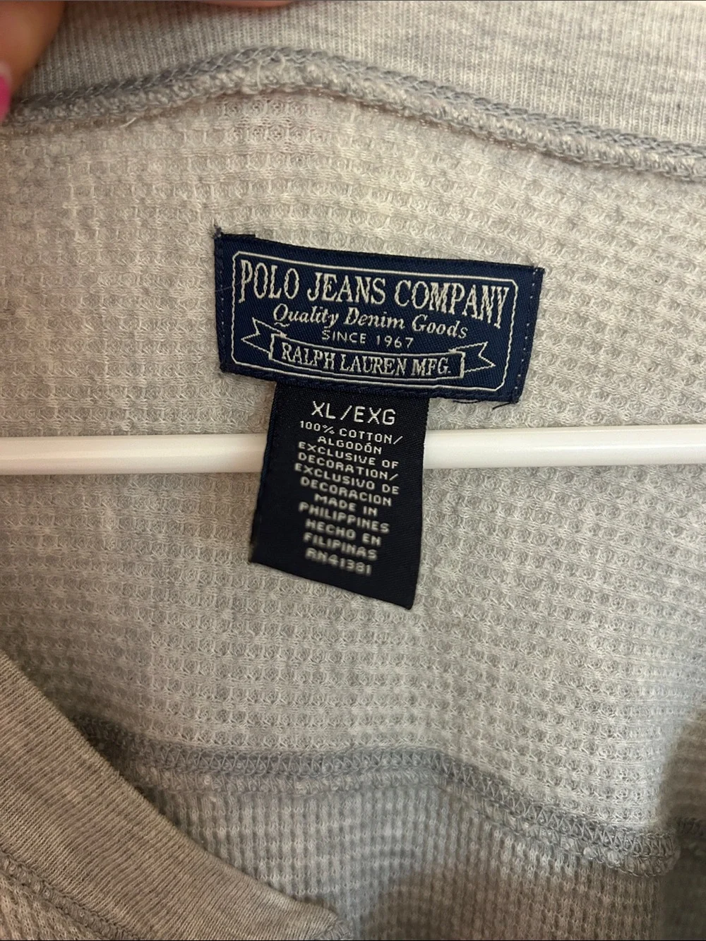 Polo Ralph Lauren waffle knit